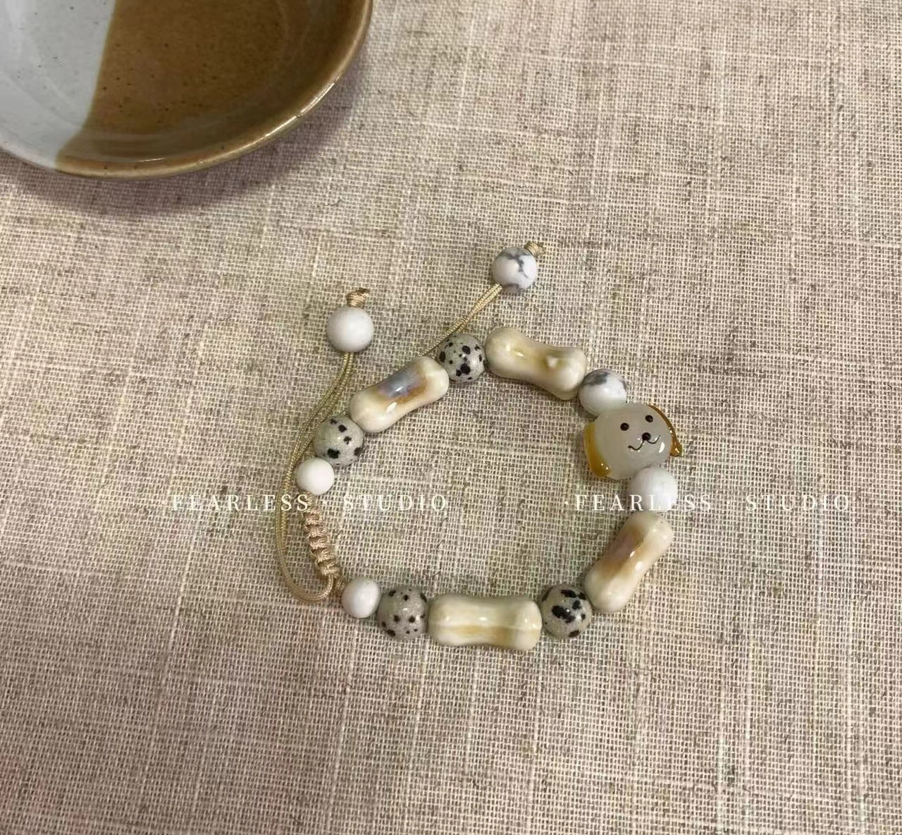 New Chinese hand-made dog beaded bracelet